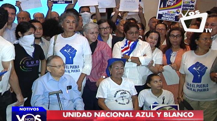 Presentan en Nicaragua la Unidad Nacional Azul y Blanco