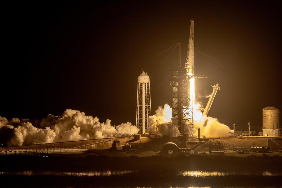 Fotografía de archivo de una nave espacial de la compañía SpaceX. /EFE