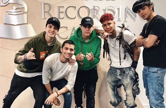 Foto Instagram CNCO.