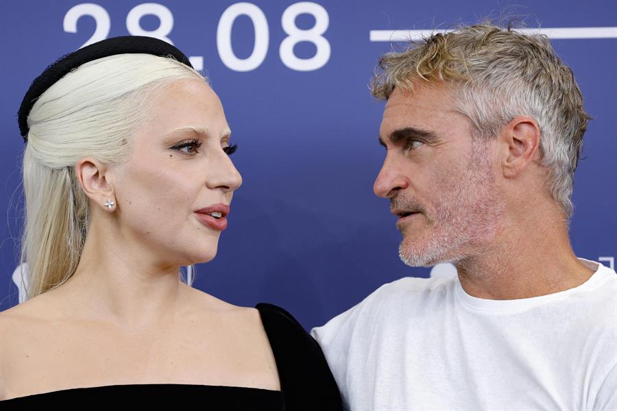 Lady Gaga y el actor estadounidense Joaquin Phoenix./. EFE