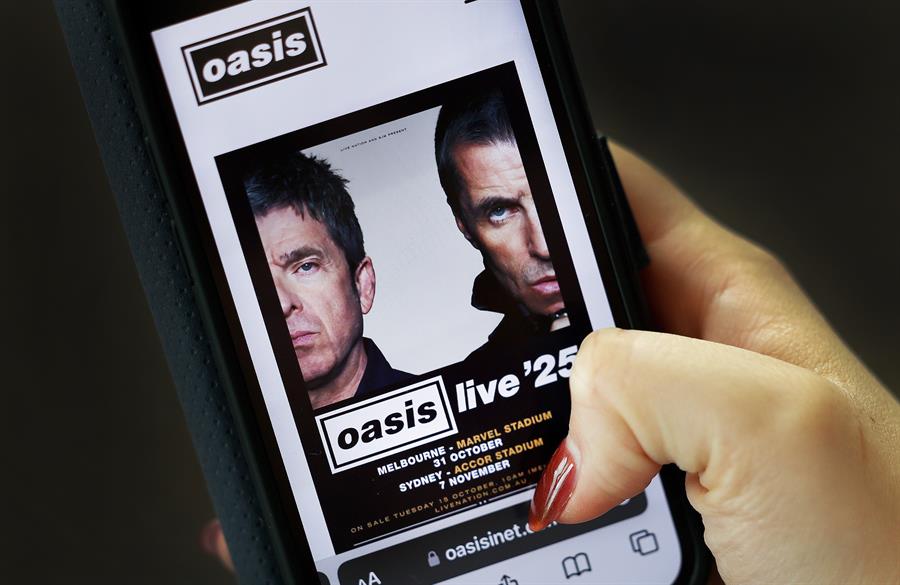 Oasis amplía su gira mundial a Latinoamérica con conciertos en Argentina, Chile y Brasil./ EFE