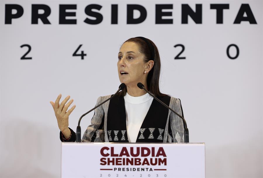 La presidenta electa de México, Claudia Sheinbaum./ EFE