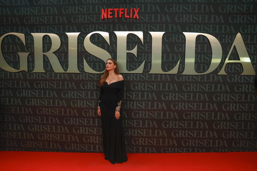 Fotografía de archivo en la que la actriz colombiana Sofía Vergara posa durante el estreno de la miniserie 'Griselda'. /EFE