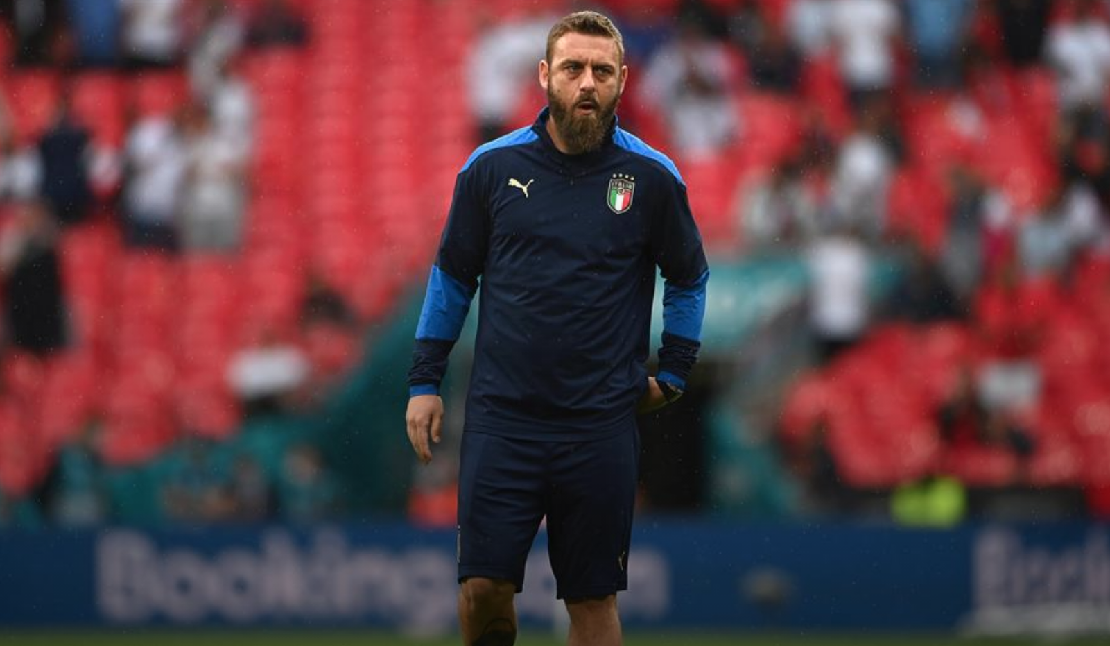 Daniele De Rossi en una imagen de archivo con la selección italiana. /EFE