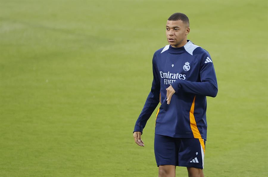 El delantero francés del Real Madrid Kylian Mbappé/ EFE