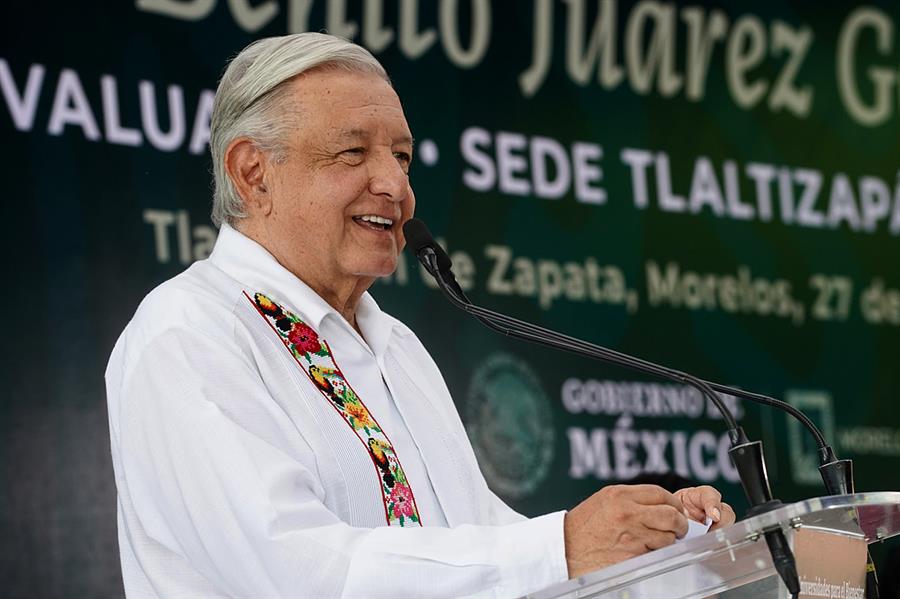 Fotografía cedida por la Presidencia de México del mandatario mexicano, Andrés Manuel López Obrador./ EFE