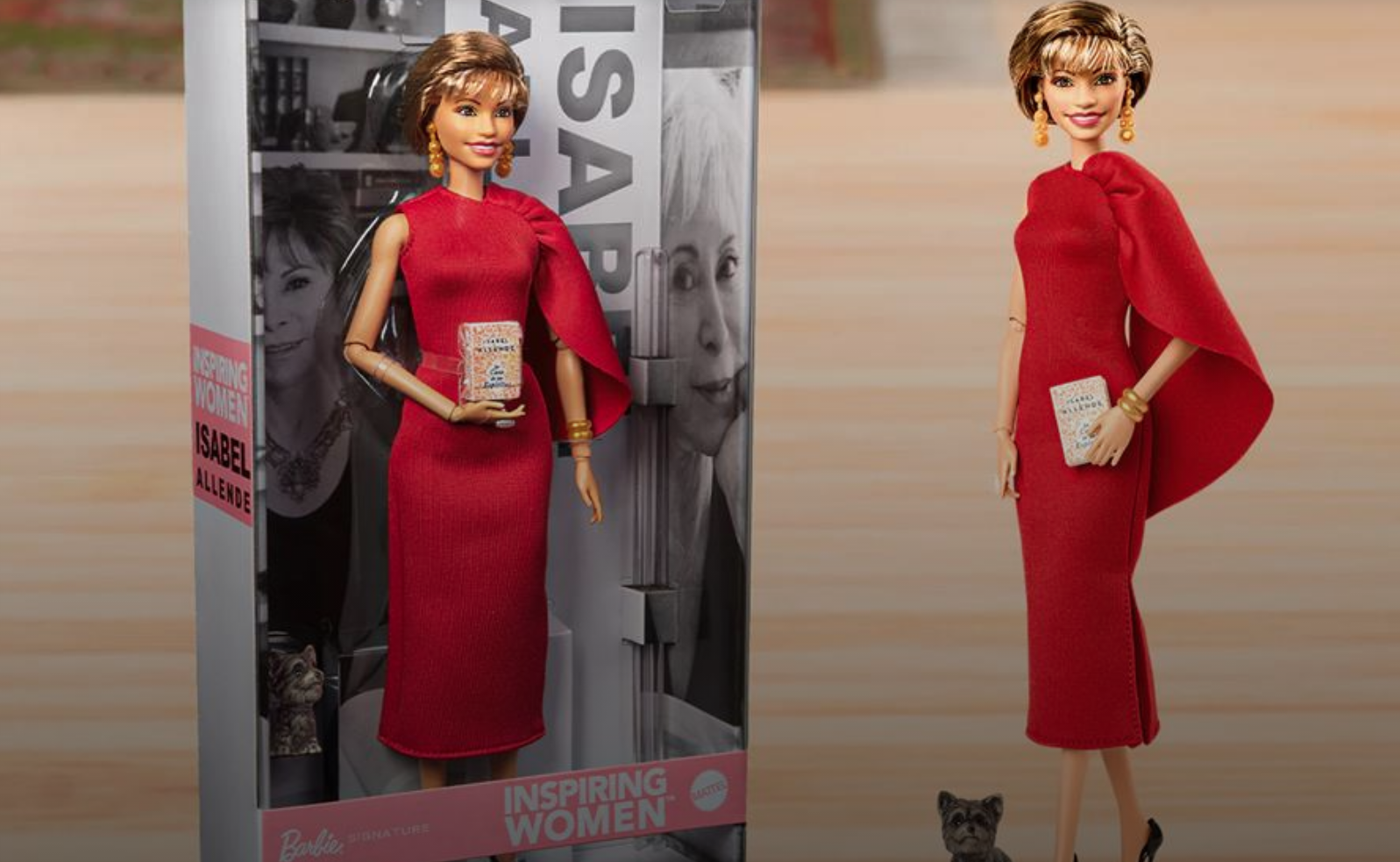 La Barbie inspirada en la escritora chilena Isabel Allende./ EFE