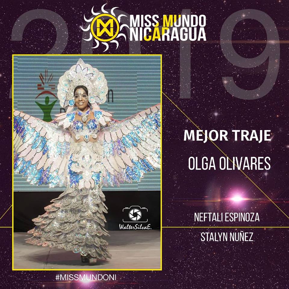 Traje nacional ganador en Miss Mundo Nicaragua 2019: 