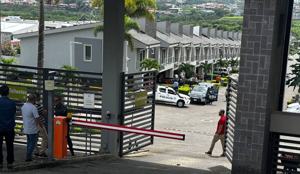 El hecho ocurrió la mañana del lunes 3 de junio en el condominio Río Palma, ubicado en Guachipelín, Escazú./ cortesía