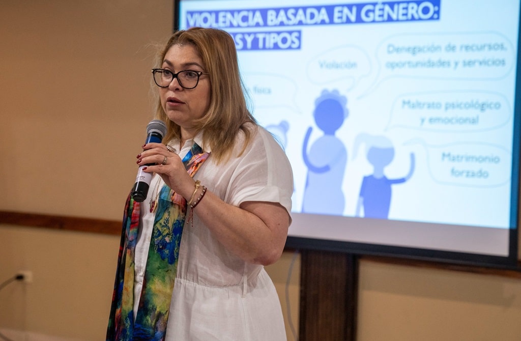 Paola Zepeda, jefa de misión de la OIM en Honduras