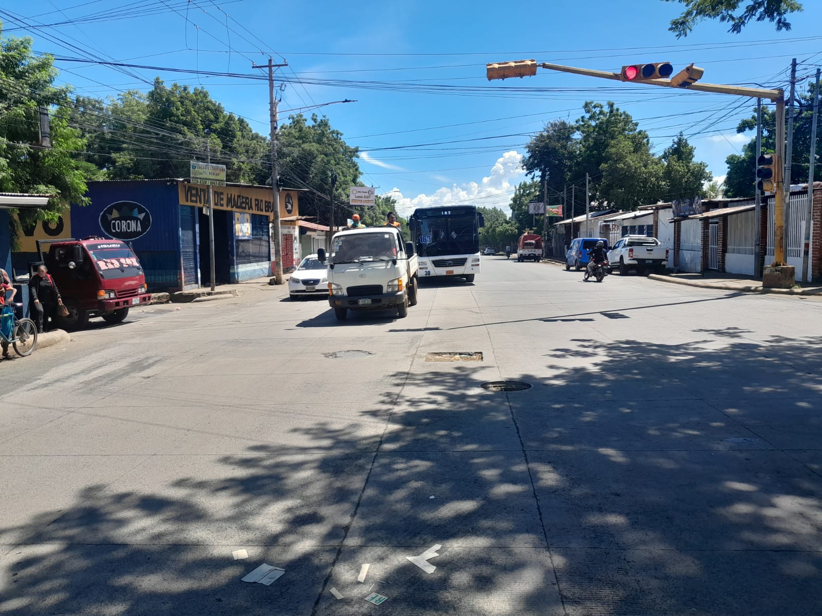 Semáforos La Cañada, sitio del accidente de tránsito