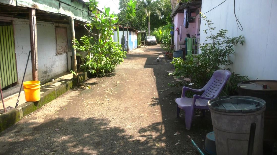 Vivienda donde habitaba el fallecido